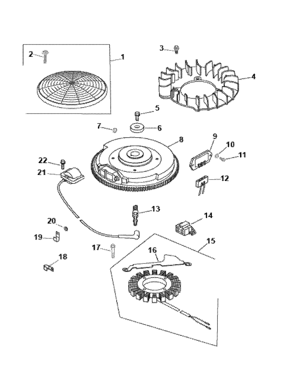 Cv23s-75592 Ignition And Electrical Diagram and Parts List for M50-KHS 53AB5BBP750-23HP-OHV Cub Cadet Lawn Tractor